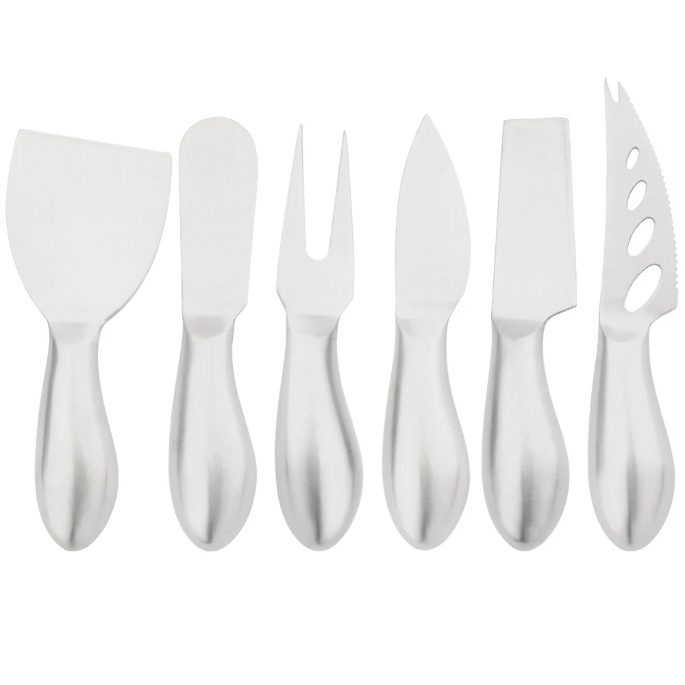Cheese Knife 1Pcs Silver Matte Multi Functional Purpose Retro Style Baking Tools Stainless Steel Cheese Cutlery Kitchen Gadgets
Cheese Knife 1Pcs Silver Matte Multi Functional Purpose Retro Style Baking Tools Stainless Steel Cheese Cutlery Kitchen Gadgets