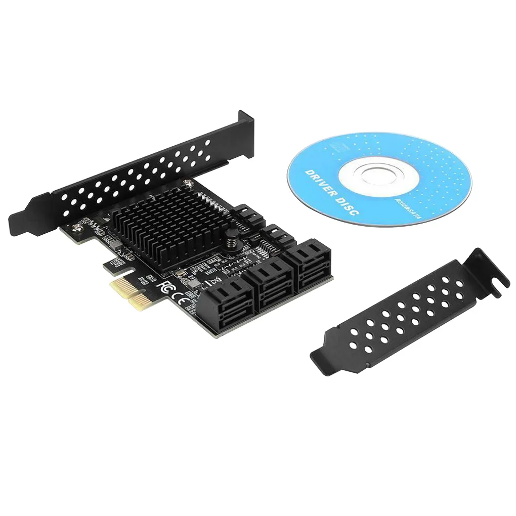 SATA Expansion Card PCI-E Ix 8-port SATA 3 0 Expansion Board with 6Gpbs Transmission Speed
SATA Expansion Card PCI-E Ix 8-port SATA 3 0 Expansion Board with 6Gpbs Transmission Speed