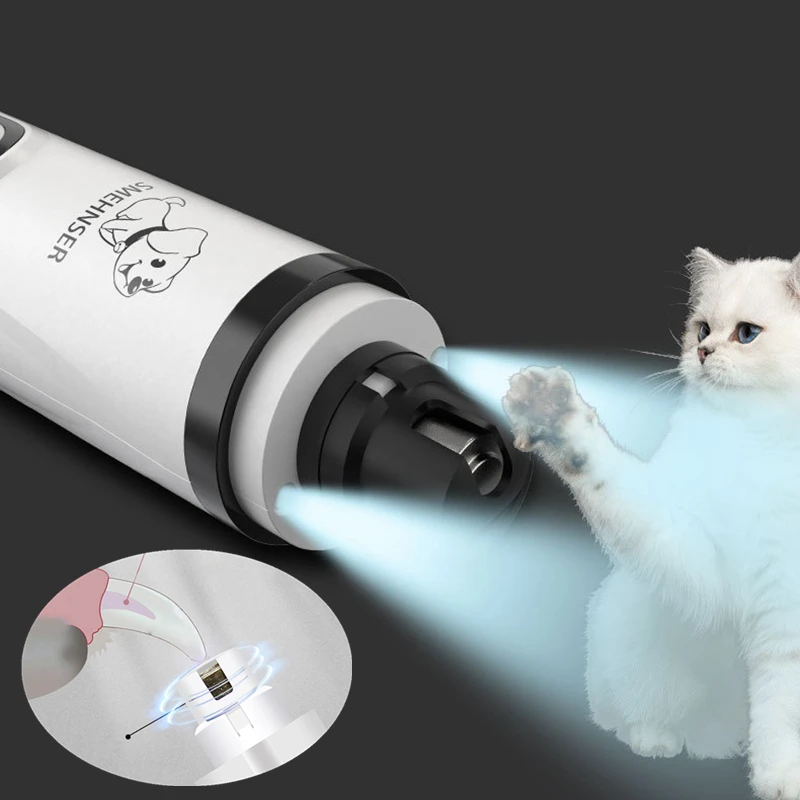 M5 Electric Pet Nail Clippers Cat Dogs Nail Grinder LED Light USB Charging Rechargeable Quite Paws Nail Cutter Grooming Trimmer
M5 Electric Pet Nail Clippers Cat Dogs Nail Grinder LED Light USB Charging Rechargeable Quite Paws Nail Cutter Grooming Trimmer
