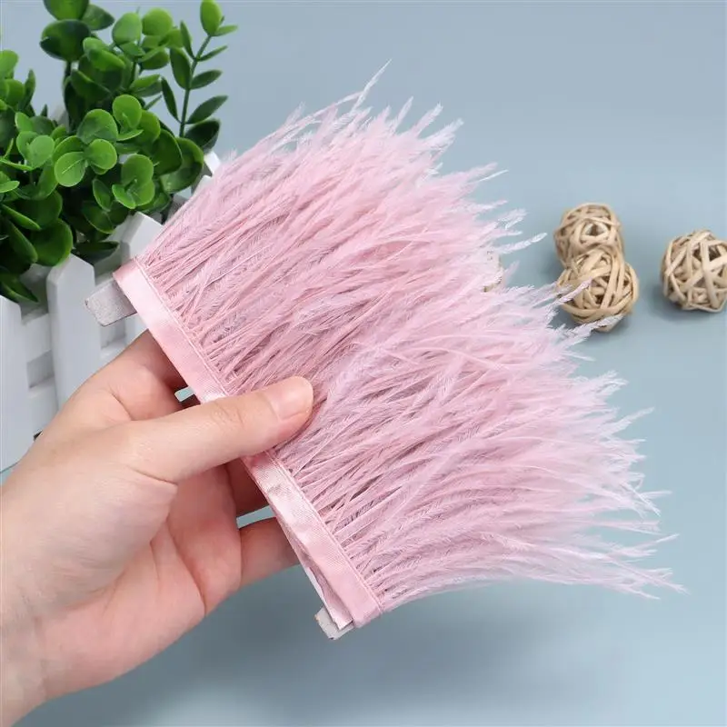 1 Meter Ostrich Feathers Trim 8-10CM Plumes Ribbon Selvage For DIY Wedding Clothing Dress Skirt Feather Decoration Crafts
1 Meter Ostrich Feathers Trim 8-10CM Plumes Ribbon Selvage For DIY Wedding Clothing Dress Skirt Feather Decoration Crafts