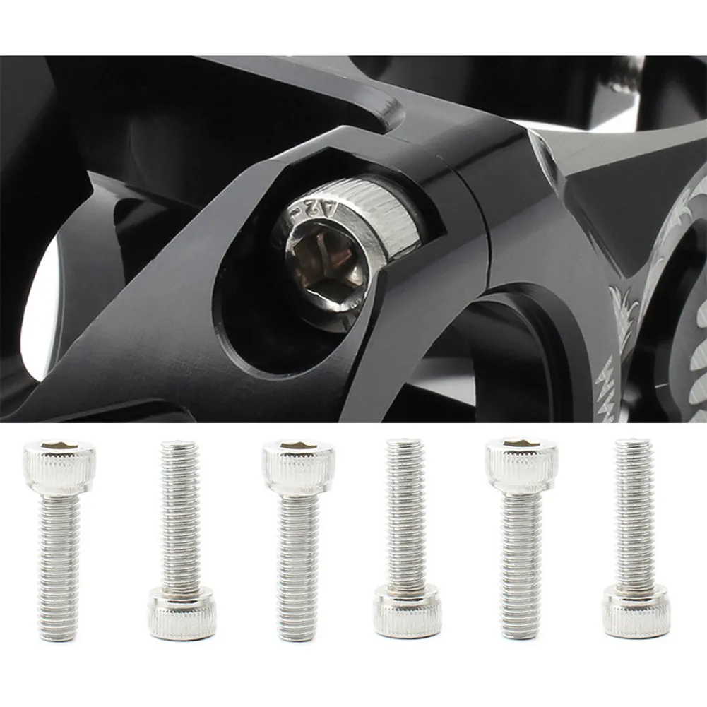 6pcs MTB Road Bike Socket Head Cap Screws Carbon Steel Bolts For Handlebar Stem Handle Screw Mountain Cycling Repari Parts Tool
6pcs MTB Road Bike Socket Head Cap Screws Carbon Steel Bolts For Handlebar Stem Handle Screw Mountain Cycling Repari Parts Tool