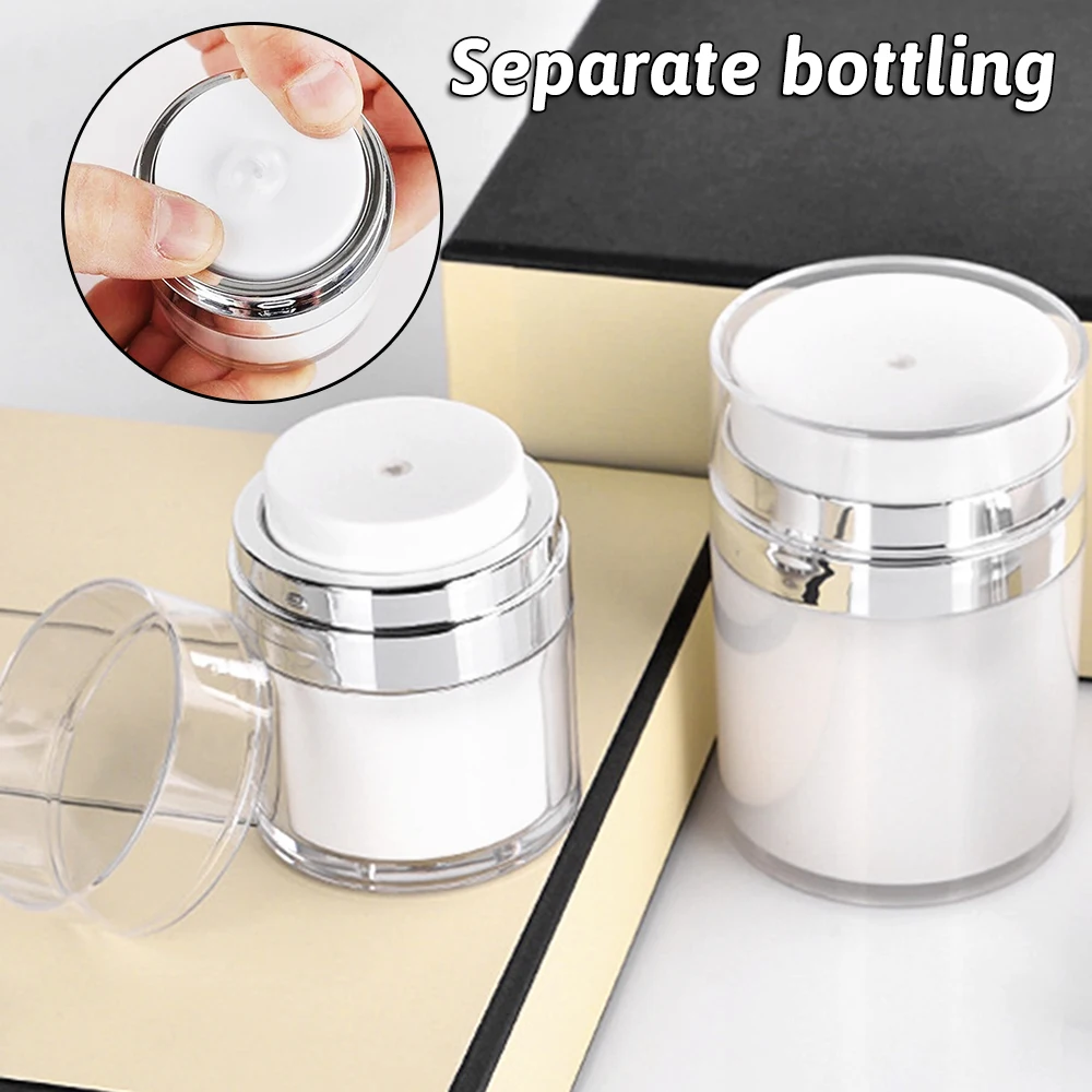 Cream Jar Vacuum Bottle Travel Portable Refillable Cosmetic Cream Container Leak-proof & Airtight Matte Cosmetic Box with Lid
Cream Jar Vacuum Bottle Travel Portable Refillable Cosmetic Cream Container Leak-proof & Airtight Matte Cosmetic Box with Lid