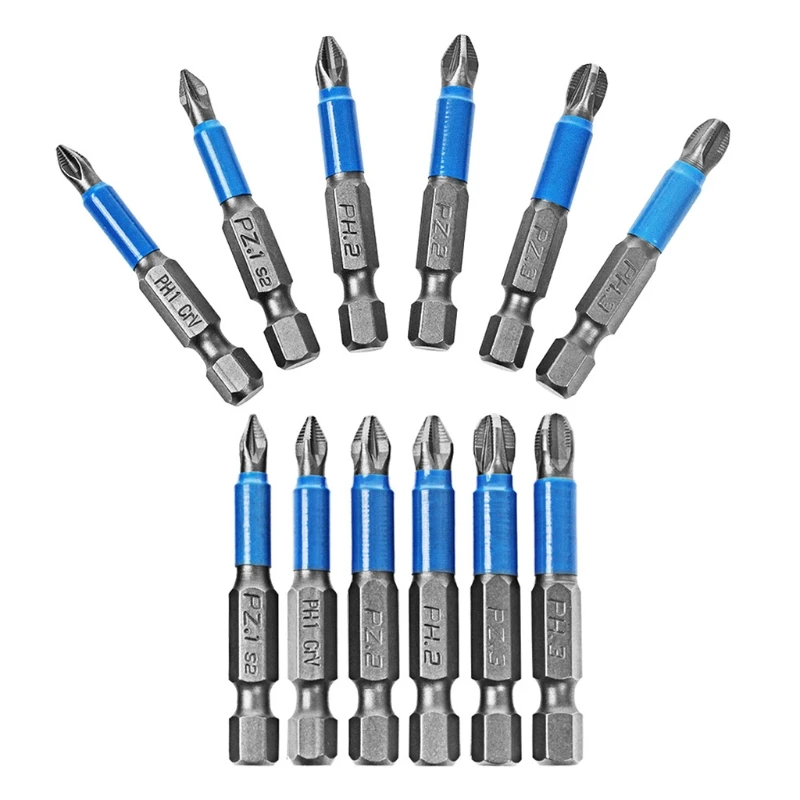 Screwdriver Bit Set Anti-Slip Drill Bit Set Magnetic 12 Pcs Magnetic PH PZ Bits Set Screwdriver Drill Bit for DIY Use
Screwdriver Bit Set Anti-Slip Drill Bit Set Magnetic 12 Pcs Magnetic PH PZ Bits Set Screwdriver Drill Bit for DIY Use
