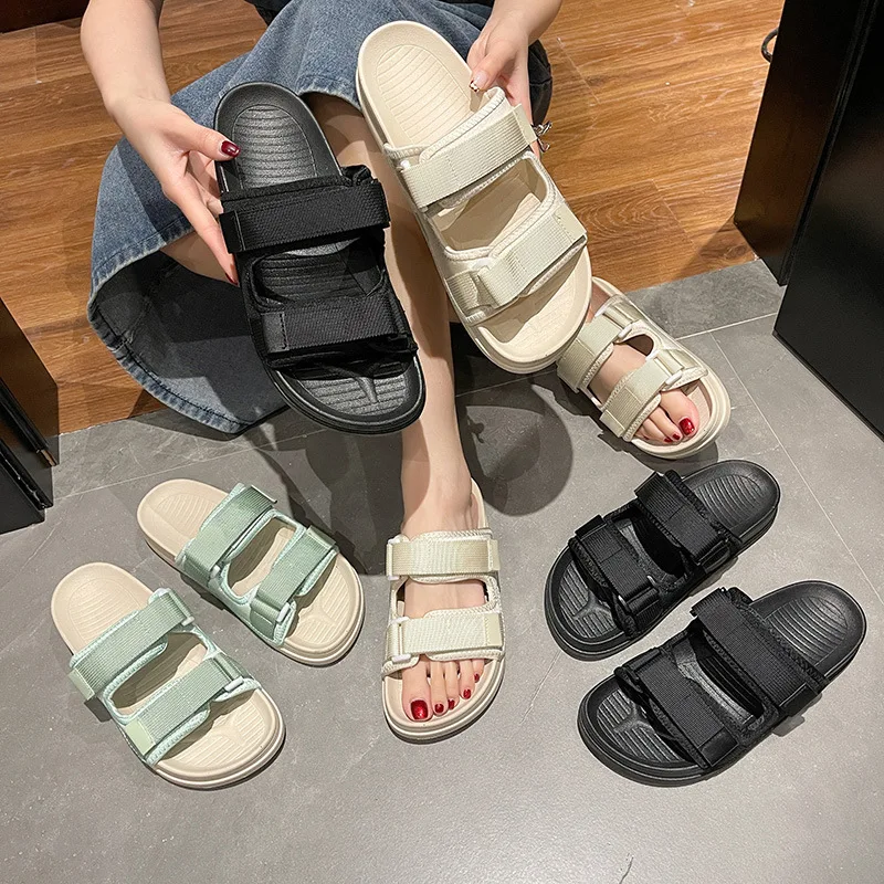 Slippers Women's Summer Outer Wear Muffin Soft Bottom Fashion Hundred Magic Outdoor Thick Bottom Non-slip Beach Sandals Men
Slippers Women's Summer Outer Wear Muffin Soft Bottom Fashion Hundred Magic Outdoor Thick Bottom Non-slip Beach Sandals Men
