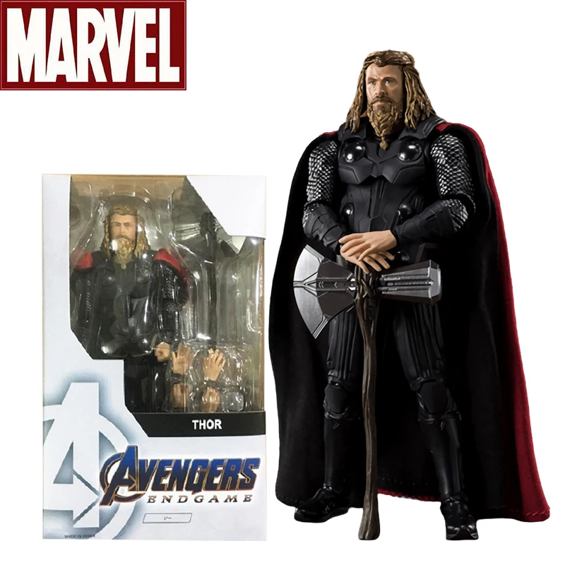 Marvel Thor Action Figure Toys SHF 2nd Generation 16cm Thor Figures Statue Model Dolls Ornament Collection Gifts for Friend Kids
Marvel Thor Action Figure Toys SHF 2nd Generation 16cm Thor Figures Statue Model Dolls Ornament Collection Gifts for Friend Kids