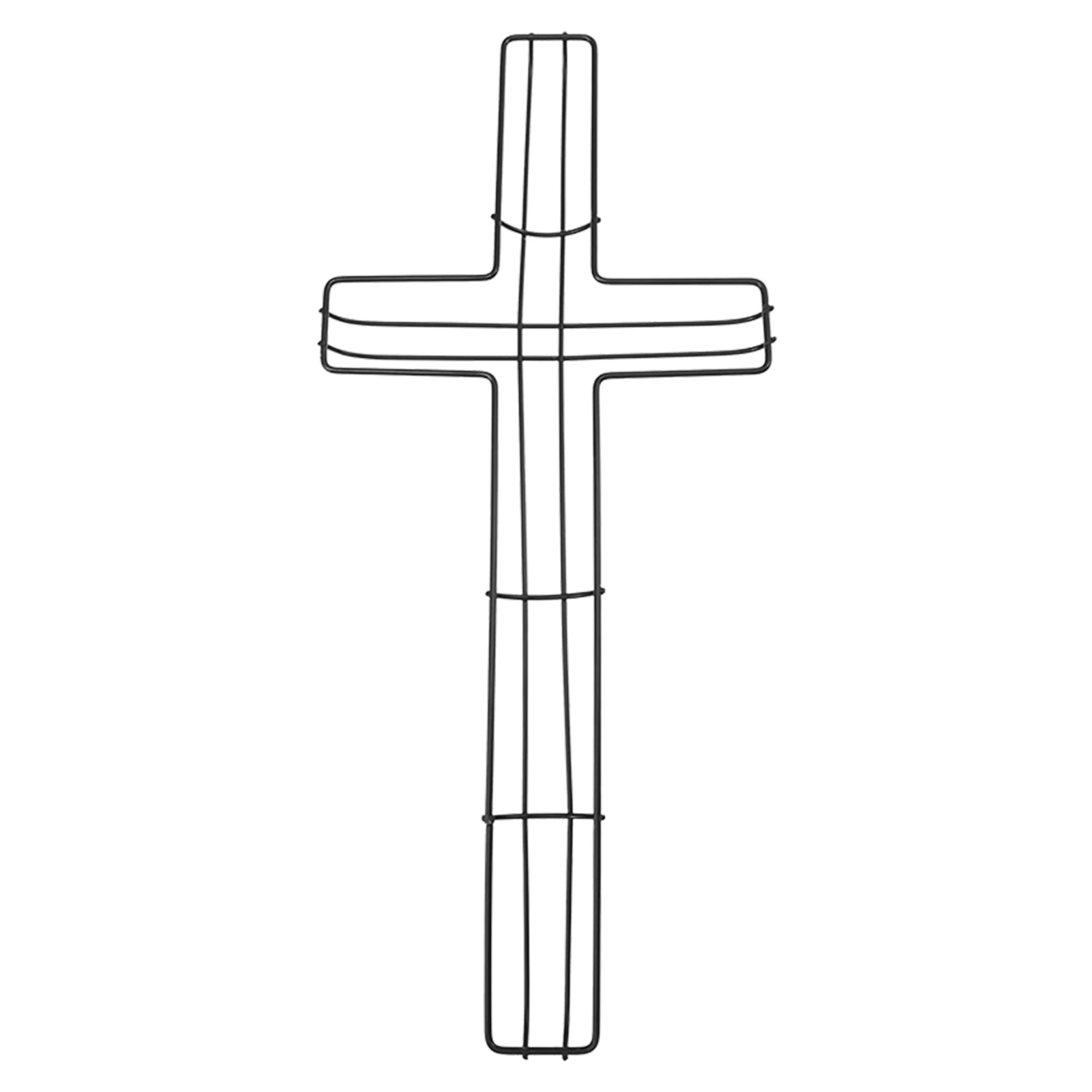 Cross-shaped Metal Garland Form Innovative Iron Garland Frame Cross Metal Wreath Base For Easter Christmas Holiday Religious
Cross-shaped Metal Garland Form Innovative Iron Garland Frame Cross Metal Wreath Base For Easter Christmas Holiday Religious