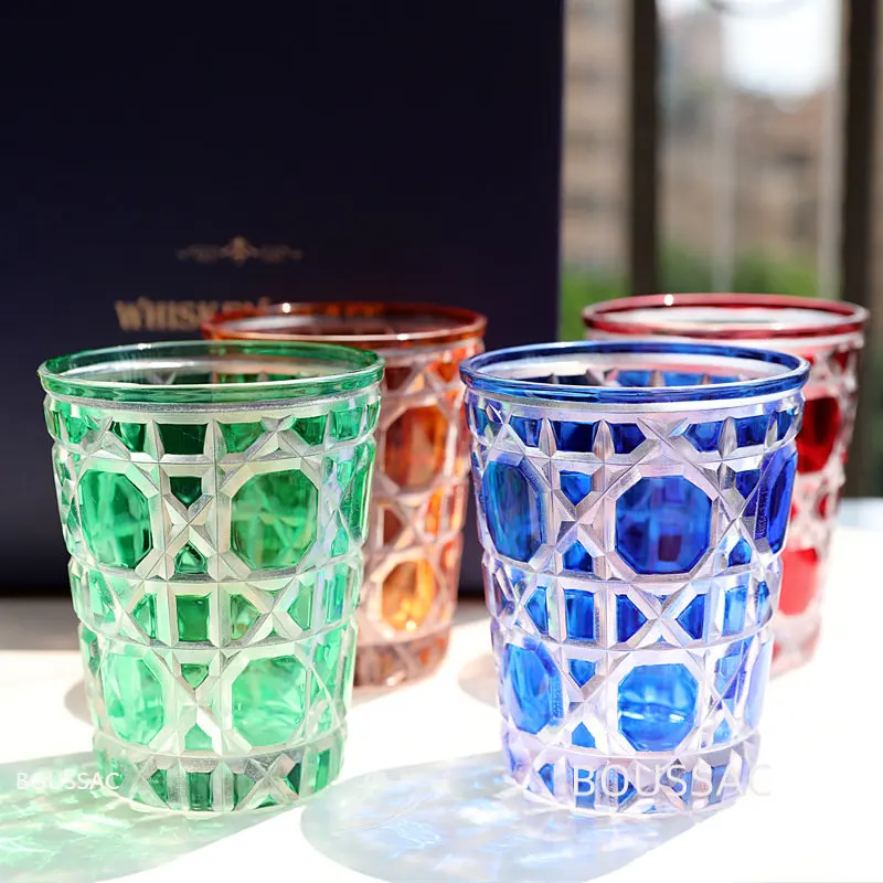 Light Luxury Whiskey Glass Crystal Glass Wine Cup Transparent European Creative Lattice Engraved Beer Glass Bar Drinkware
Light Luxury Whiskey Glass Crystal Glass Wine Cup Transparent European Creative Lattice Engraved Beer Glass Bar Drinkware