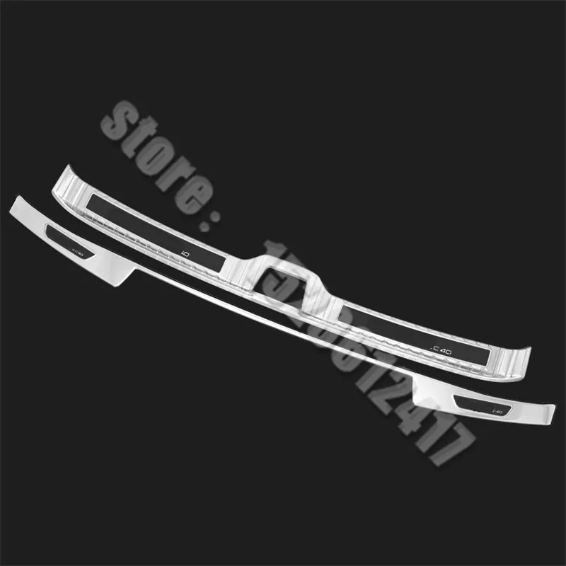 

for Volvo xc40 2020-2022 Car styling rear styling Stainless Steel Rear Bumper Protector Sill Trunk Tread Plate Trim