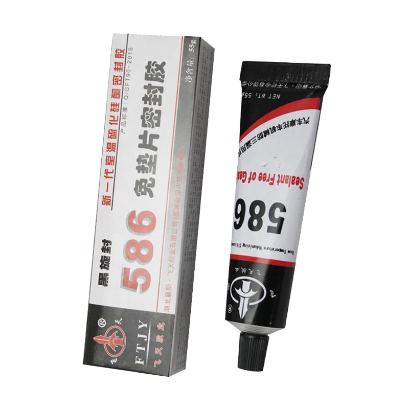 High Quality Repairing Glue 55g 586 Black Silicone Free-Gasket Waterproof To Oil Resist High Temperature Sealant Car Motorcycle
High Quality Repairing Glue 55g 586 Black Silicone Free-Gasket Waterproof To Oil Resist High Temperature Sealant Car Motorcycle