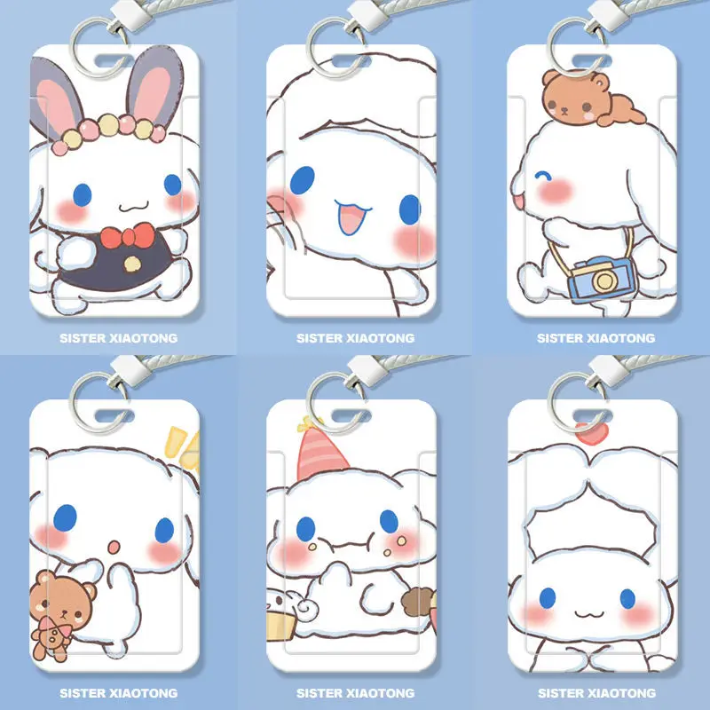 Cartoon Cute Cinnamoroll Card Sleeve Sanrio Anime Pendant Kawaii Beauty Work Permit Student Bus Card Cover Keychain Toy Girls
Cartoon Cute Cinnamoroll Card Sleeve Sanrio Anime Pendant Kawaii Beauty Work Permit Student Bus Card Cover Keychain Toy Girls
