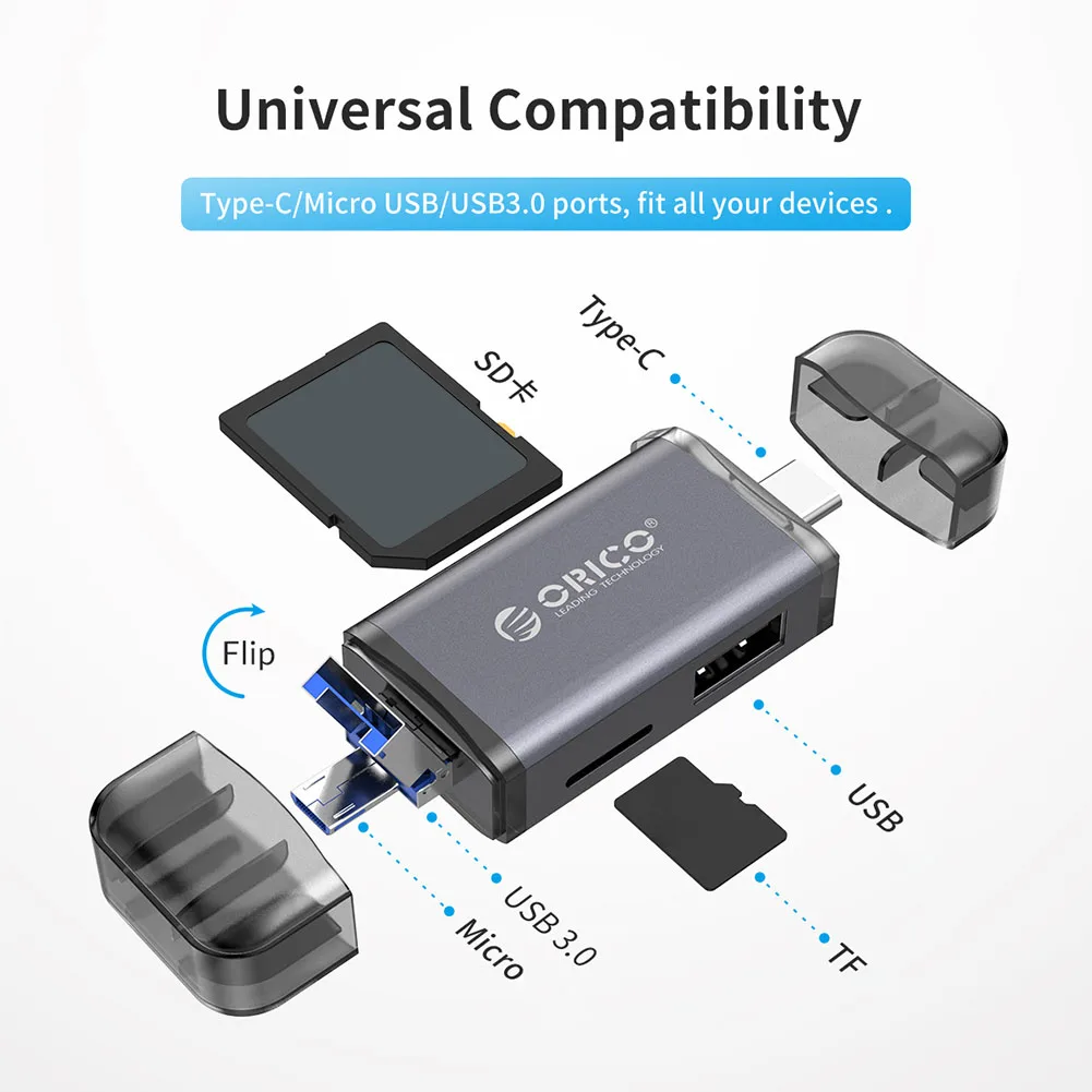 2CR61/3CR61 High Speed USB2.0/3.0 6 in 1 Card Reader Multifunctional Memory Card Adapter Support TF / USB
2CR61/3CR61 High Speed USB2.0/3.0 6 in 1 Card Reader Multifunctional Memory Card Adapter Support TF / USB