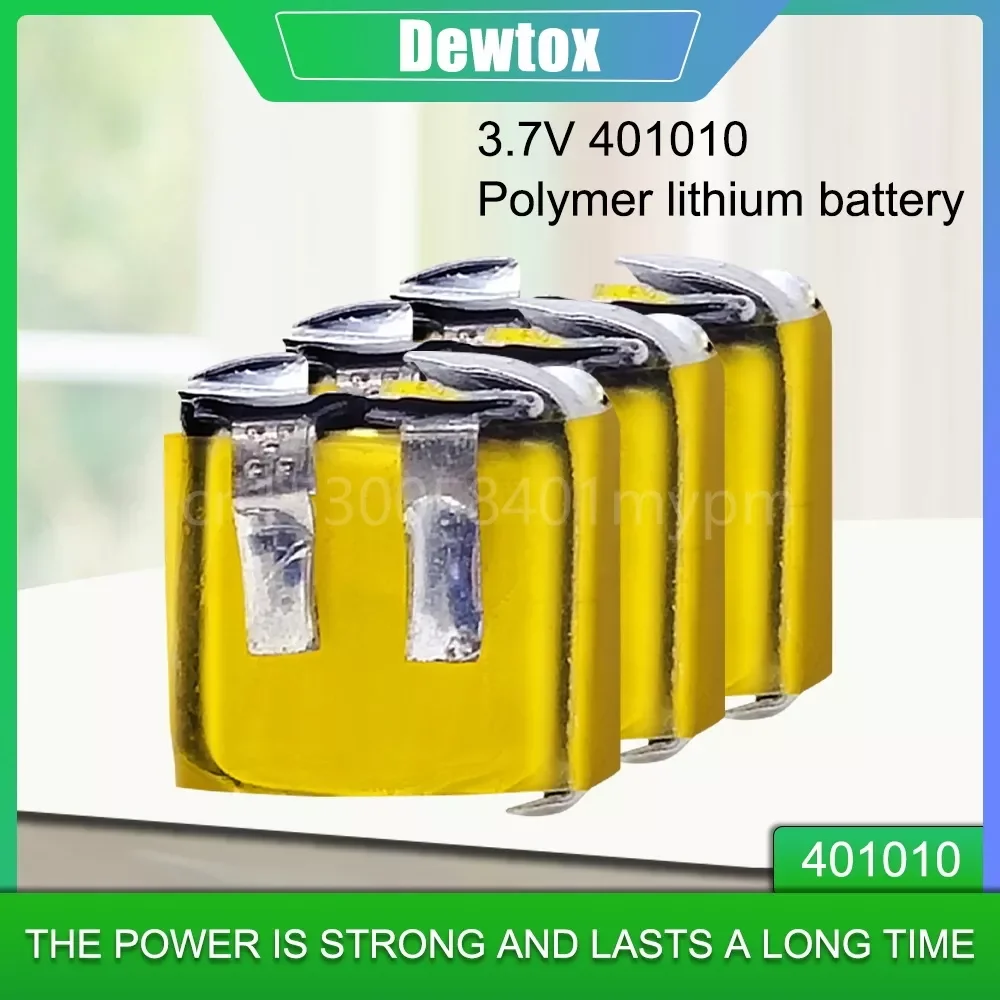 401010 30mAh 3.7V Lithium Polymer Rechargeable Battery for Bone Conduction Headset, Bluetooth Headset, Telephone, Watch,UAV
401010 30mAh 3.7V Lithium Polymer Rechargeable Battery for Bone Conduction Headset, Bluetooth Headset, Telephone, Watch,UAV