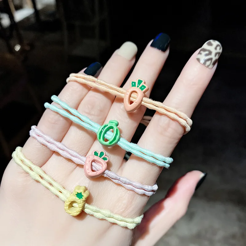 Fruit Hair Tie Small Fresh Dual-purpose Hair Ties Woman Rubber Bands Accessories Girls Band For Loop New Headwear Apparel
Fruit Hair Tie Small Fresh Dual-purpose Hair Ties Woman Rubber Bands Accessories Girls Band For Loop New Headwear Apparel