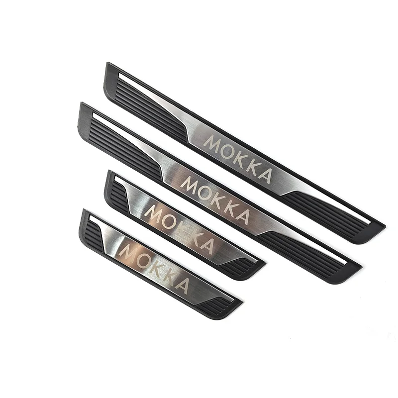 4Pcs/Lot ABS Stainless Steel For 2012-2021 OPEL MOKKA X J13 Door Sill Pedal Welcome Scuff Plate Decoration Cover
4Pcs/Lot ABS Stainless Steel For 2012-2021 OPEL MOKKA X J13 Door Sill Pedal Welcome Scuff Plate Decoration Cover