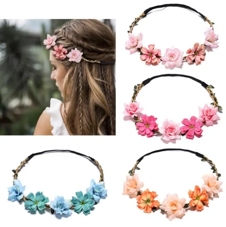 25pcs Sweety Flower Headband Floral Crown Wreath Garland Halo Rose Tiara for Christmas Wedding Festival
25pcs Sweety Flower Headband Floral Crown Wreath Garland Halo Rose Tiara for Christmas Wedding Festival