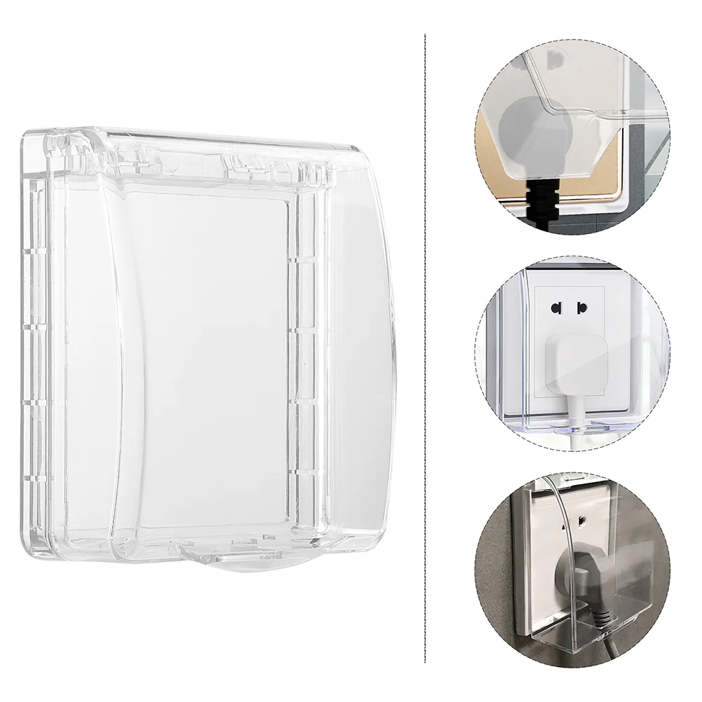Switch Wall Covers Outlet Cover Socket Light Waterproof Transparent Protector Box Shield Water Plate Panel Face Plug Clear
Switch Wall Covers Outlet Cover Socket Light Waterproof Transparent Protector Box Shield Water Plate Panel Face Plug Clear