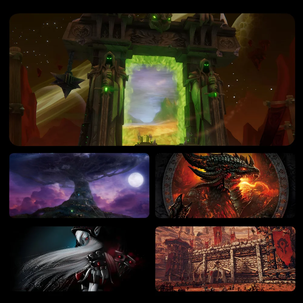 Коврик для мыши W-World Of Warcraft большой игровой коврик утолщенный Настольный