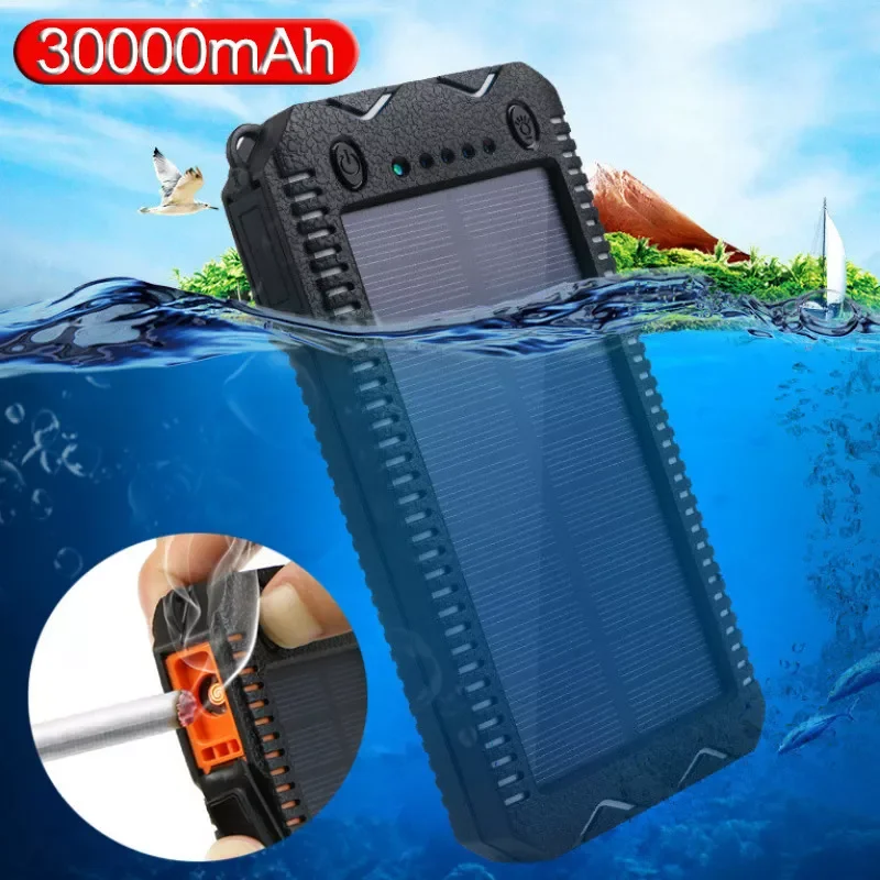 NEW2023 30000mAh waterproof solar power bank, high-capacity mobile phone cigarette lighter charging, sos outdoor emergency
NEW2023 30000mAh waterproof solar power bank, high-capacity mobile phone cigarette lighter charging, sos outdoor emergency