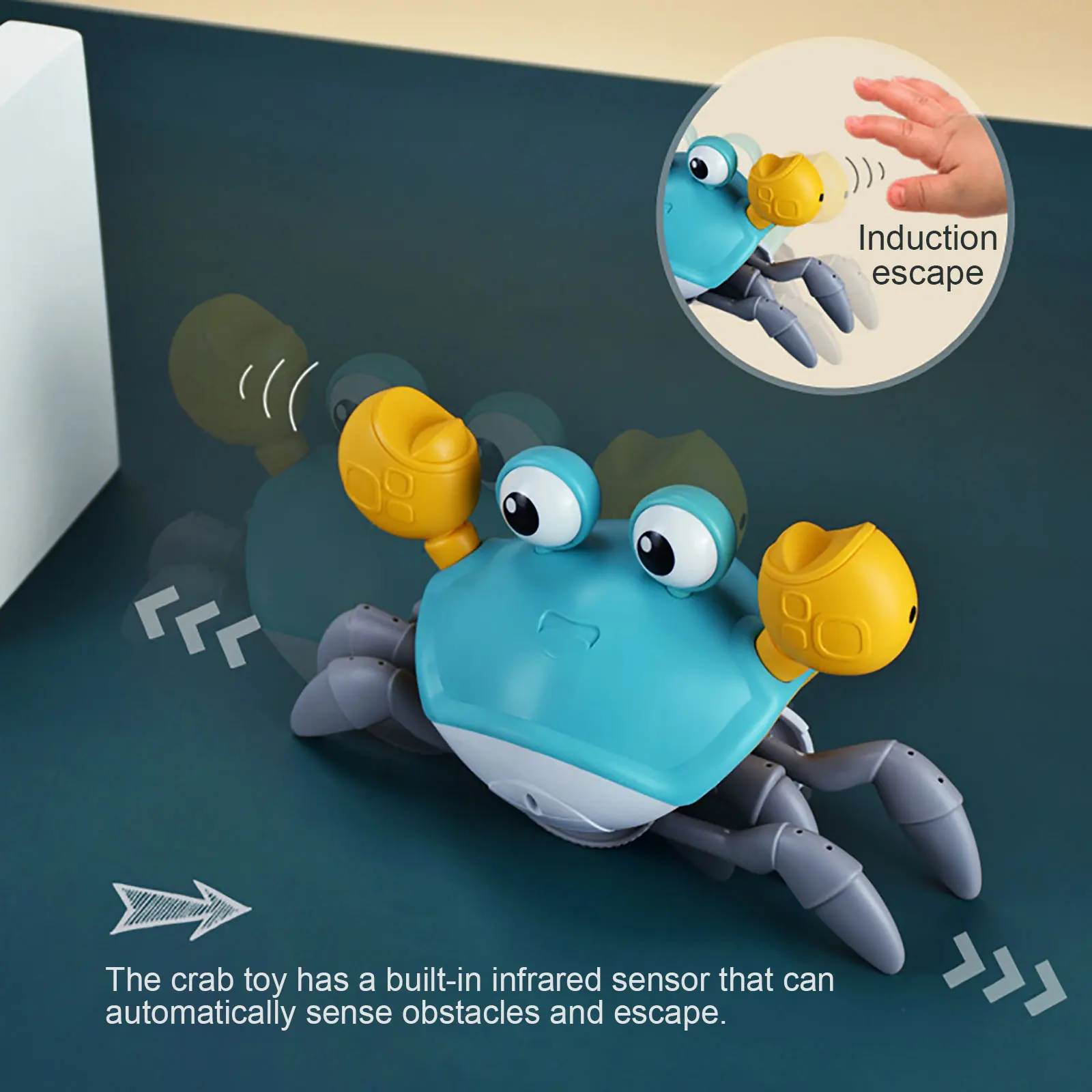 Infant Crawling Toys Induction Escape Crab Octopus Baby Light Up Toy Electronic Educational Toddler Moving Toy Kid Birthday Gift
Infant Crawling Toys Induction Escape Crab Octopus Baby Light Up Toy Electronic Educational Toddler Moving Toy Kid Birthday Gift