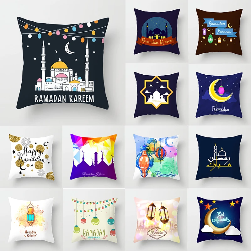 EID Mubarak Cushion Cover Ramadan Decorations For Home Islamic Muslim Party Decor Ramadan Kareem EID Al Adha Ramada Pillowcase
EID Mubarak Cushion Cover Ramadan Decorations For Home Islamic Muslim Party Decor Ramadan Kareem EID Al Adha Ramada Pillowcase