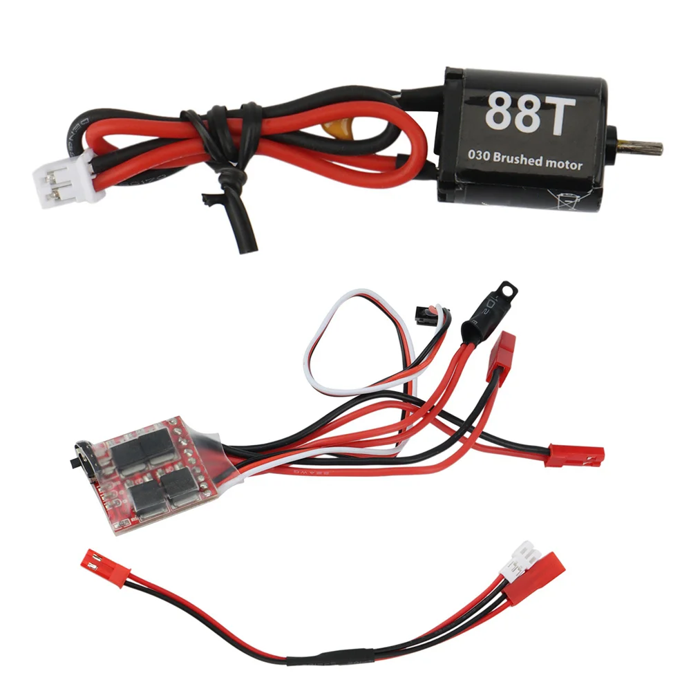 030 88T Bushed Motor with 30A ESC for 1/24 RC Crawler Axial SCX24 AXI90081 AXI00001 AXI00002 Upgrade Parts
030 88T Bushed Motor with 30A ESC for 1/24 RC Crawler Axial SCX24 AXI90081 AXI00001 AXI00002 Upgrade Parts