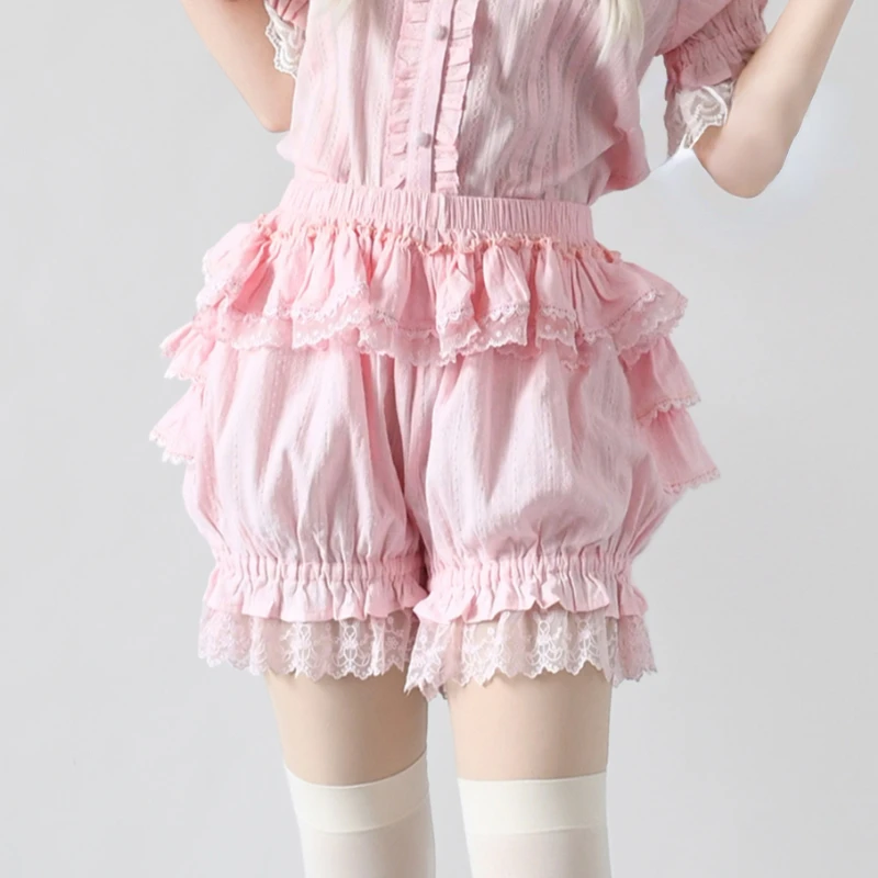 Tiered Pumpkin Short Pants Victorian Gothic JK Bloomers Sweet Lolita Safety Shorts Pink Girl Kawaii Lace Ruffle Cotton Underwear
Tiered Pumpkin Short Pants Victorian Gothic JK Bloomers Sweet Lolita Safety Shorts Pink Girl Kawaii Lace Ruffle Cotton Underwear