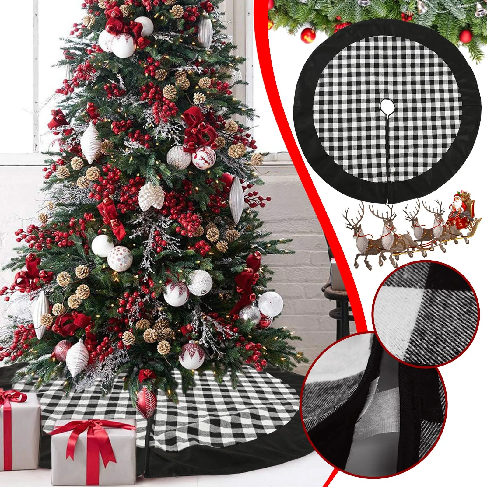Christmas Tree Skirt h Pad Artificial Home Christmas Floor Decoration Party Christmas Tree Skirt Christmas Tree Decoration
Christmas Tree Skirt h Pad Artificial Home Christmas Floor Decoration Party Christmas Tree Skirt Christmas Tree Decoration