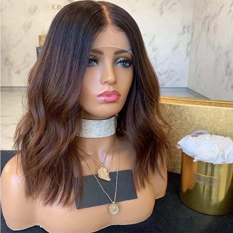 26"Long 180Density Natural Wave Ombre Brown Lace Front Wig For Women BabyHair Daily Cosplay Soft Natural Preplucked Glueless
26"Long 180Density Natural Wave Ombre Brown Lace Front Wig For Women BabyHair Daily Cosplay Soft Natural Preplucked Glueless