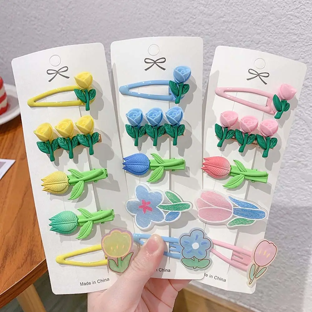 Korean Flowers Hairpins Rose Hair Clip Tulip Hair Grip Barrettes Hair Pin For Women Girl Hair Accessories
Korean Flowers Hairpins Rose Hair Clip Tulip Hair Grip Barrettes Hair Pin For Women Girl Hair Accessories