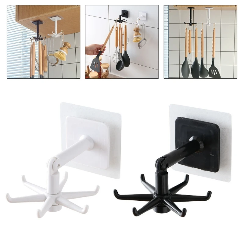 2022 New Rotatable Wall Mounted Multi Hooks Coat Rack Punch-free Clothes Pegs Decorative
2022 New Rotatable Wall Mounted Multi Hooks Coat Rack Punch-free Clothes Pegs Decorative