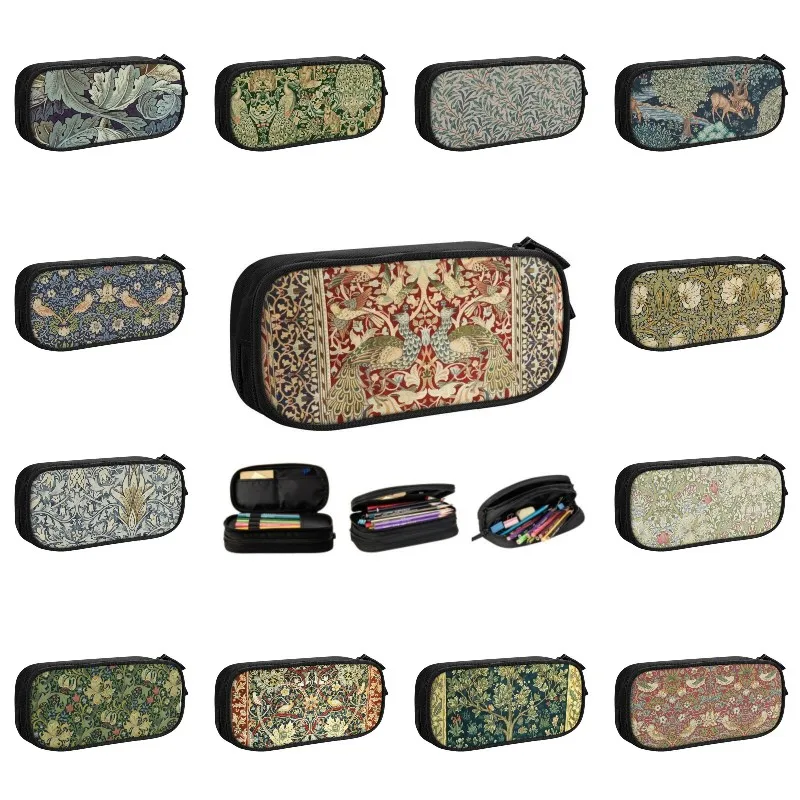 William Morris Vintage Cute Pencil Case Girls Boys Big Capacity Floral Textile Pattern Pencil Pouch Students Stationery
William Morris Vintage Cute Pencil Case Girls Boys Big Capacity Floral Textile Pattern Pencil Pouch Students Stationery