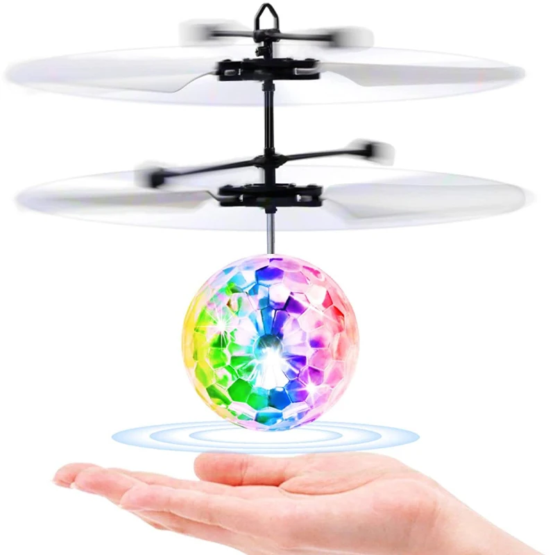Flying Ball LED Luminous Kids Flight Balls Rechargeable Light Up Ball Drone Infrared Induction Helicopter with Remote Controller
Flying Ball LED Luminous Kids Flight Balls Rechargeable Light Up Ball Drone Infrared Induction Helicopter with Remote Controller