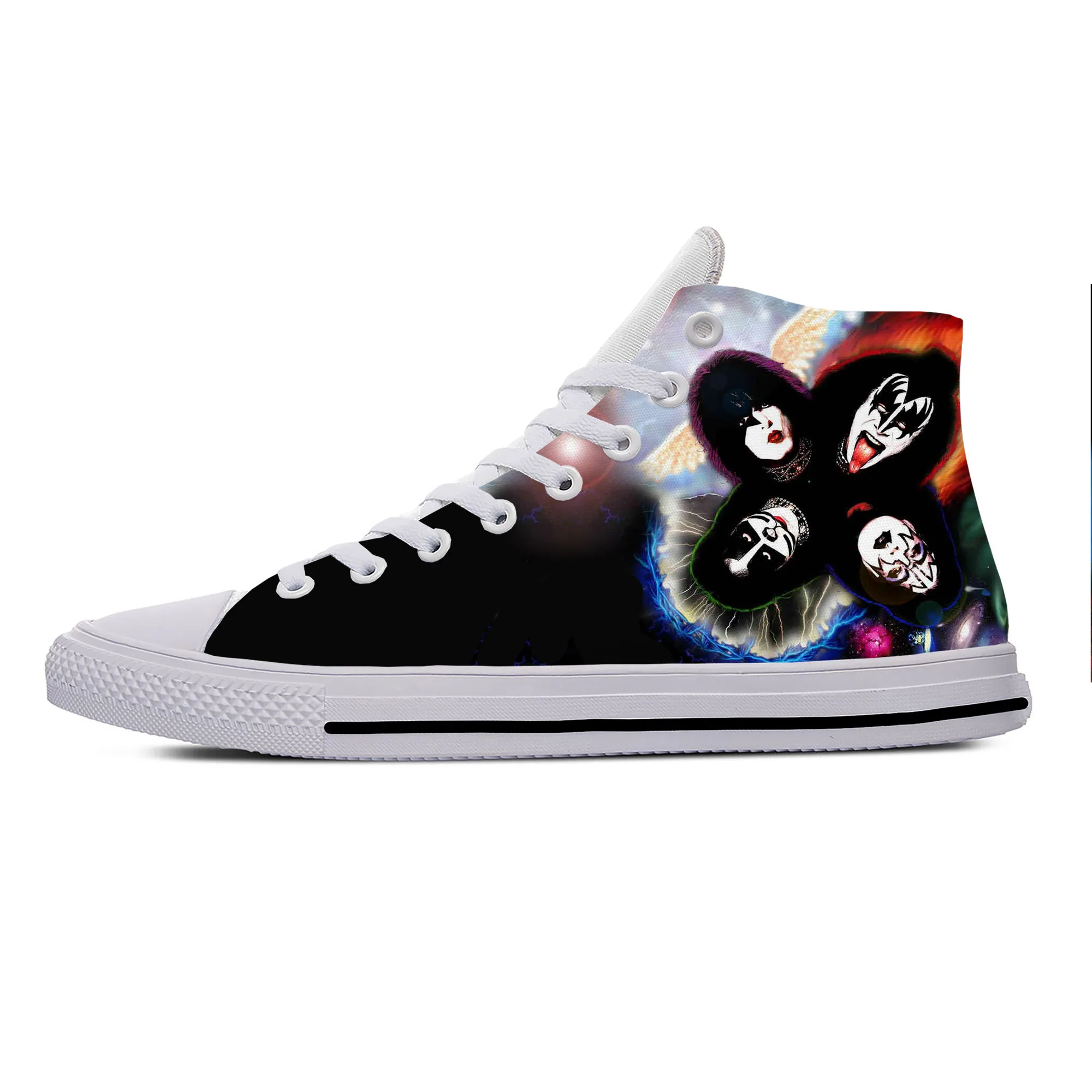 Heavy Metal Rock Band Kiss Music Fashion Funny Casual Cloth Shoes High Top Lightweight Breathable 3D Print Men Women Sneakers
Heavy Metal Rock Band Kiss Music Fashion Funny Casual Cloth Shoes High Top Lightweight Breathable 3D Print Men Women Sneakers
