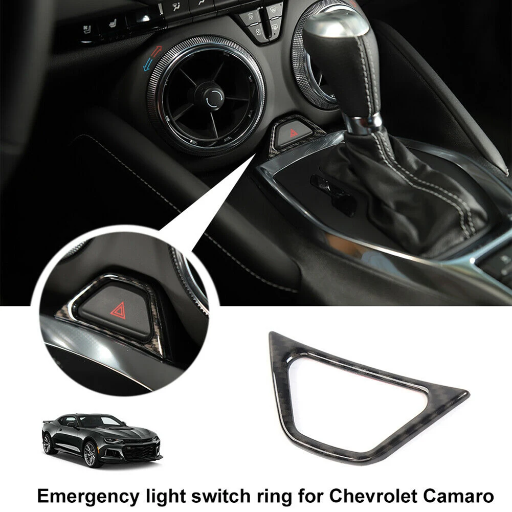 Carbon Fiber Car Emergency Lamp Light Switch Cover Trim For Chevrolet 2017+ Interior Accessories Switch Cover Trim
Carbon Fiber Car Emergency Lamp Light Switch Cover Trim For Chevrolet 2017+ Interior Accessories Switch Cover Trim