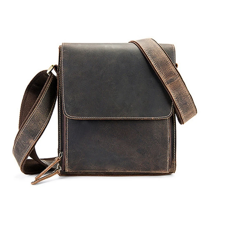 Genuine Leather Handbag Messenger Shoulder Hand Bag Crazy Horse Business Briefcase Vintage Cross Body Bag for IPAD Luxury Bag
Genuine Leather Handbag Messenger Shoulder Hand Bag Crazy Horse Business Briefcase Vintage Cross Body Bag for IPAD Luxury Bag