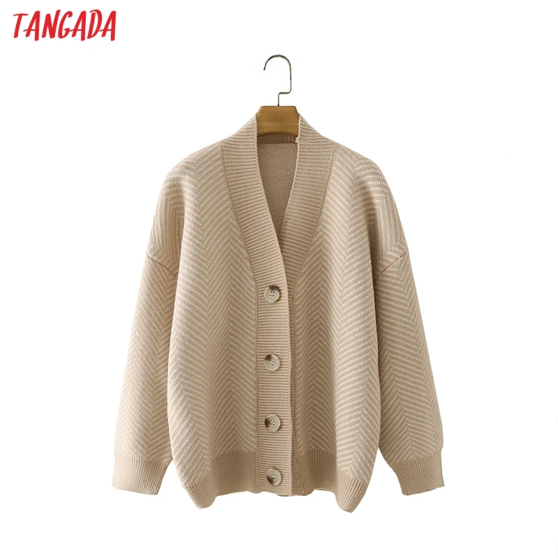 Tangada Women Elegant Thick Cardigan Vintage Jumper 2021 Oversized Knitted Cardigan 4T167
Tangada Women Elegant Thick Cardigan Vintage Jumper 2021 Oversized Knitted Cardigan 4T167