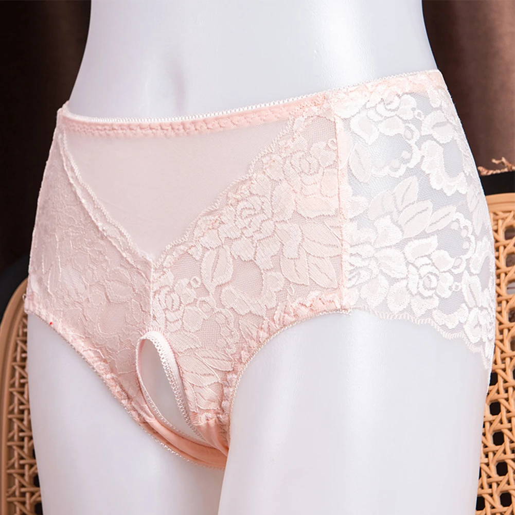Womens Sexy Lace Crotchless Erotic Panties Sheer Mesh Perspective Briefs Underwear Breathable Temptation Knickers Lingerie
Womens Sexy Lace Crotchless Erotic Panties Sheer Mesh Perspective Briefs Underwear Breathable Temptation Knickers Lingerie