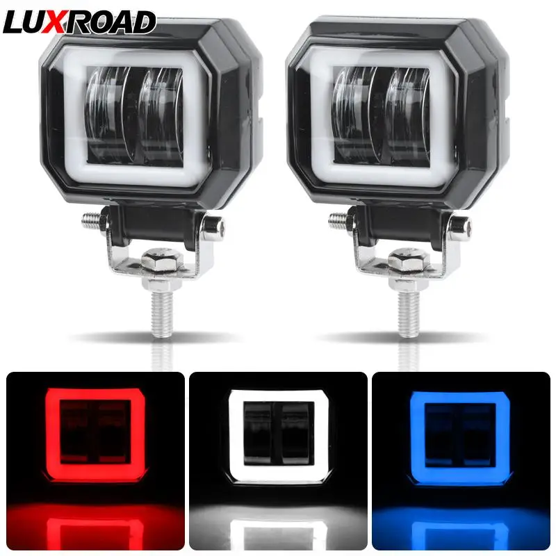 Motorcycle Worklight Driving DRL Off Road Fog Projector Light 7D 3'' LED Headlight For Halo Jeeps ATV SUV Spot Beams 12V 24V
Motorcycle Worklight Driving DRL Off Road Fog Projector Light 7D 3'' LED Headlight For Halo Jeeps ATV SUV Spot Beams 12V 24V