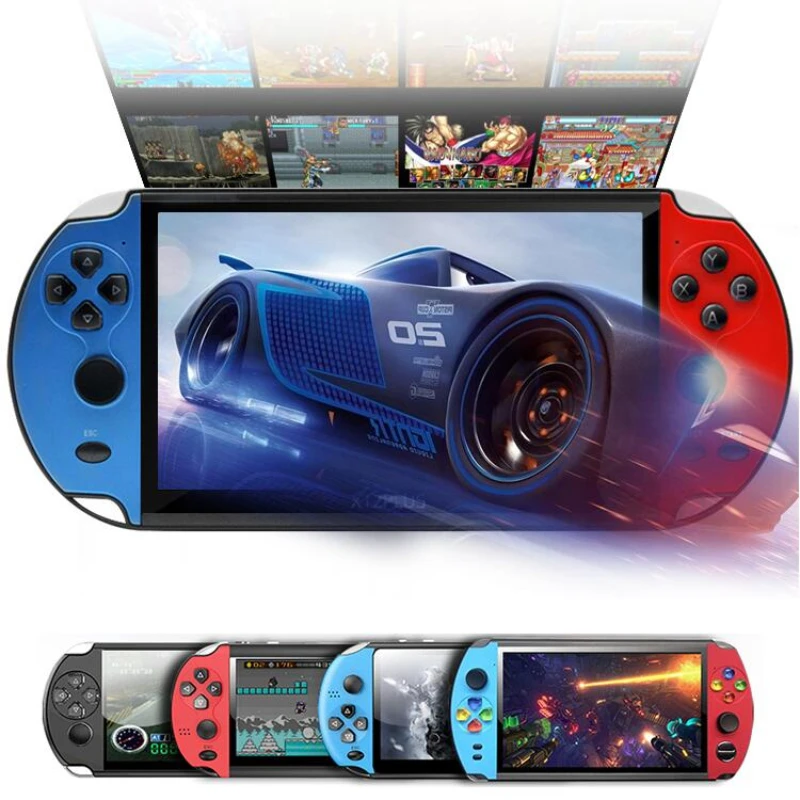 Портативная игровая консоль DATA FROG 4,3/5 дюймов с двойным рокером, поддержка ТВ-выхода X12, портативная игровая консоль в стиле ретро
Портативная игровая консоль DATA FROG 4,3/5 дюймов с двойным рокером, поддержка ТВ-выхода X12, портативная игровая консоль в стиле ретро