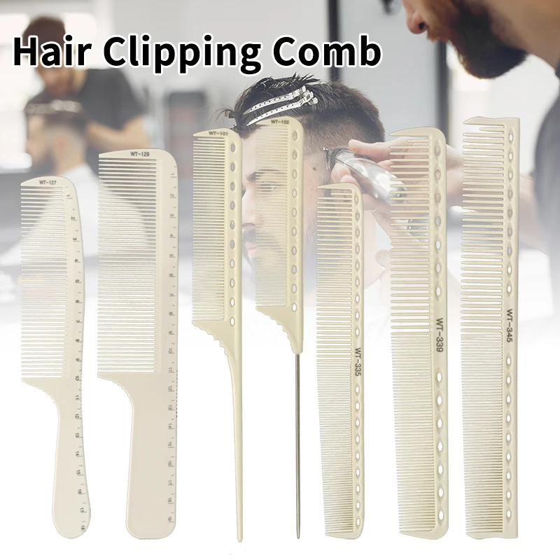 Professional Hair Stylist Ultra Thin Barber Comb Double-Sided Laser Scale Distribute Pointed Tail Comb Cutting Styling Tools
Professional Hair Stylist Ultra Thin Barber Comb Double-Sided Laser Scale Distribute Pointed Tail Comb Cutting Styling Tools