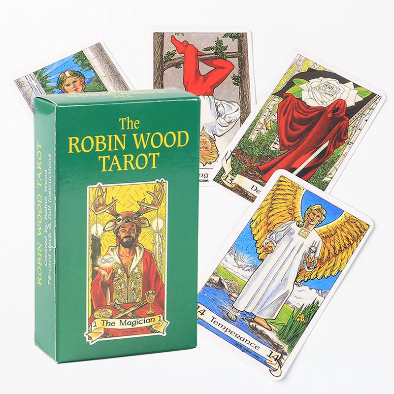 The Robin Wood Tarot Deck Oracle Cards Entertainment Card Game for Fate Divination Occult Tarot Card Games
The Robin Wood Tarot Deck Oracle Cards Entertainment Card Game for Fate Divination Occult Tarot Card Games
