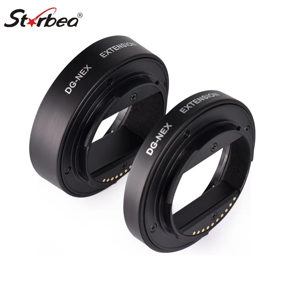 Auto Focus Macro Extension Tube Ring 10mm 16mm for Sony E-Mount A6300 A6500 A6000 A7 A7II A7III A7SII NEX-7 NEX-6 NEX5R NEX-3N
Auto Focus Macro Extension Tube Ring 10mm 16mm for Sony E-Mount A6300 A6500 A6000 A7 A7II A7III A7SII NEX-7 NEX-6 NEX5R NEX-3N