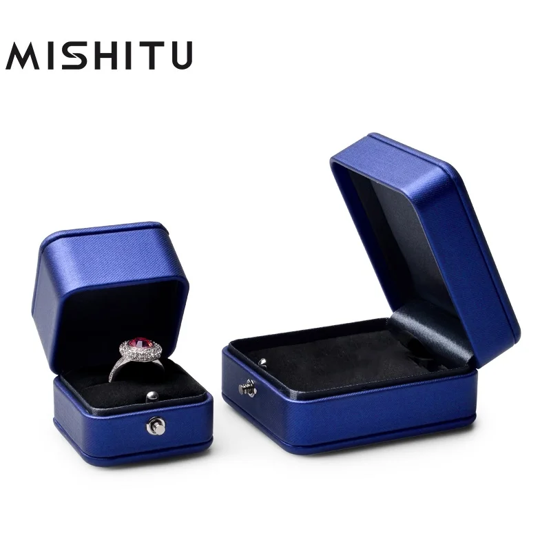 MISHITU PU Leather Jewelry Display Box for Ring Pendant Necklace Jewelry Storage Customizable Gift Box Wedding Ring Box Blue
MISHITU PU Leather Jewelry Display Box for Ring Pendant Necklace Jewelry Storage Customizable Gift Box Wedding Ring Box Blue