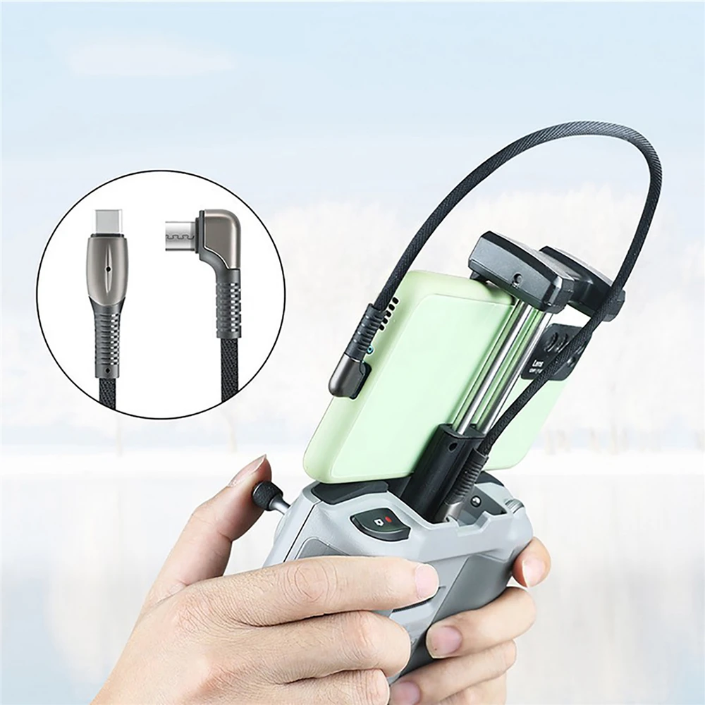 Line Data Transfer Connection Wire Cord Cable for DJI Mavic Air 2 Mini 2 Drone Remote Control for Apple / TYPE-C Interface
Line Data Transfer Connection Wire Cord Cable for DJI Mavic Air 2 Mini 2 Drone Remote Control for Apple / TYPE-C Interface