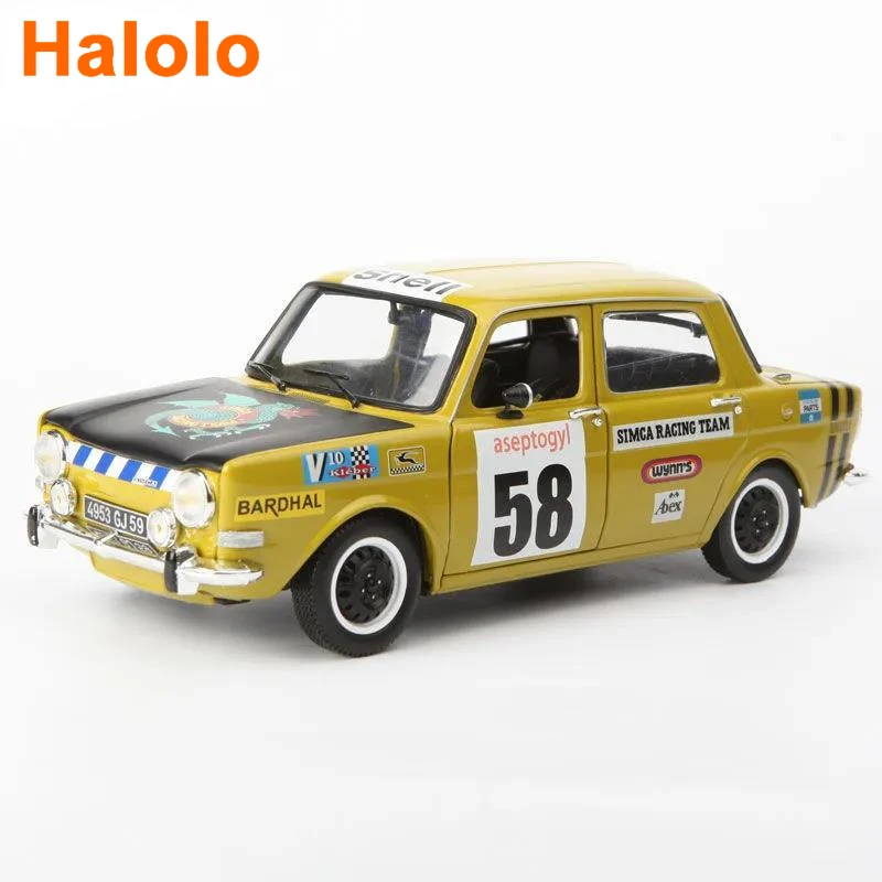 1:18 Simca 1000 Rallye 2 SRT N°58 High Simulation Diecast Car Metal Alloy Model Car Toys for Children Gift Collection
1:18 Simca 1000 Rallye 2 SRT N°58 High Simulation Diecast Car Metal Alloy Model Car Toys for Children Gift Collection