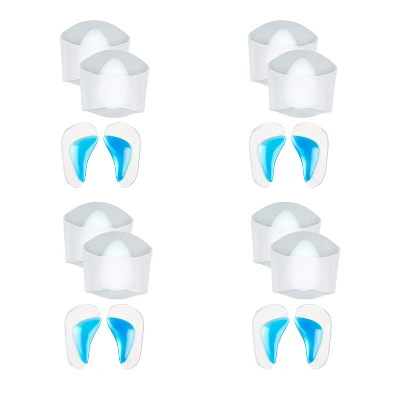 ASDS-Gel Arch Support Set, 8 Pairs Plantar Fasciitis Sleeves/Shoe Insoles For Flat Feet, Reusable Soft Silicon Arch Sleeves
ASDS-Gel Arch Support Set, 8 Pairs Plantar Fasciitis Sleeves/Shoe Insoles For Flat Feet, Reusable Soft Silicon Arch Sleeves