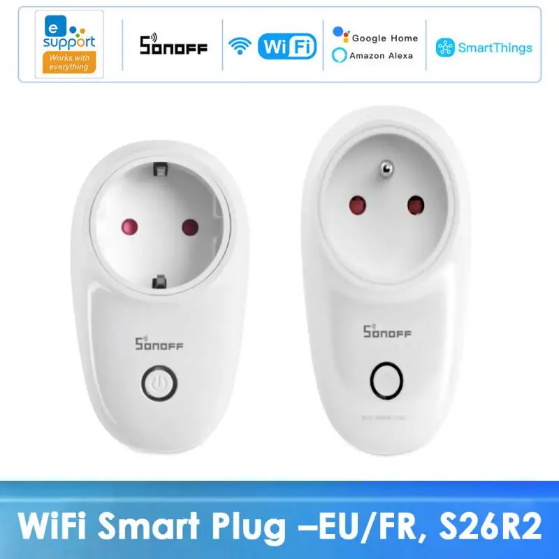 Sonoff S26 Wifi Plug S26R2 16A Smart Socket Work With Alexa Google Smartthings Alice Smart Home
Sonoff S26 Wifi Plug S26R2 16A Smart Socket Work With Alexa Google Smartthings Alice Smart Home