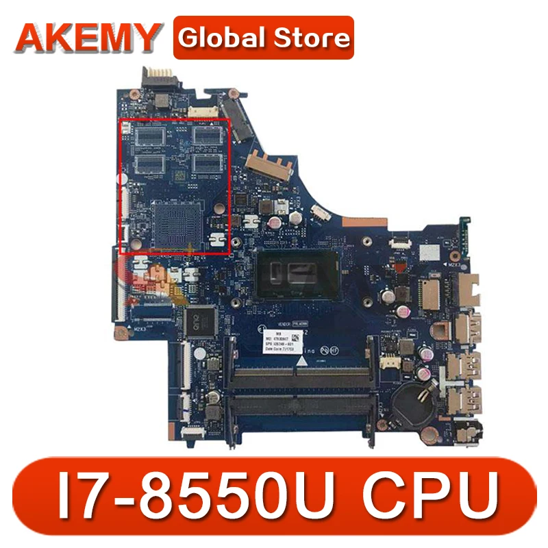 For HP 15-BS 250 G6 15-bs100TX Laptop Motherboard LA-E802P LA-E801P With I7-8550U 934909-601 934909-001 934909-501 Mainboard
For HP 15-BS 250 G6 15-bs100TX Laptop Motherboard LA-E802P LA-E801P With I7-8550U 934909-601 934909-001 934909-501 Mainboard