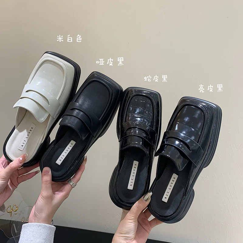 Shoes Womens Slippers Outdoor Platform Loafers Pantofle Slides Low Female Mule 2022 Mules Basic Hoof Heels Fabric Rubber Rome
Shoes Womens Slippers Outdoor Platform Loafers Pantofle Slides Low Female Mule 2022 Mules Basic Hoof Heels Fabric Rubber Rome