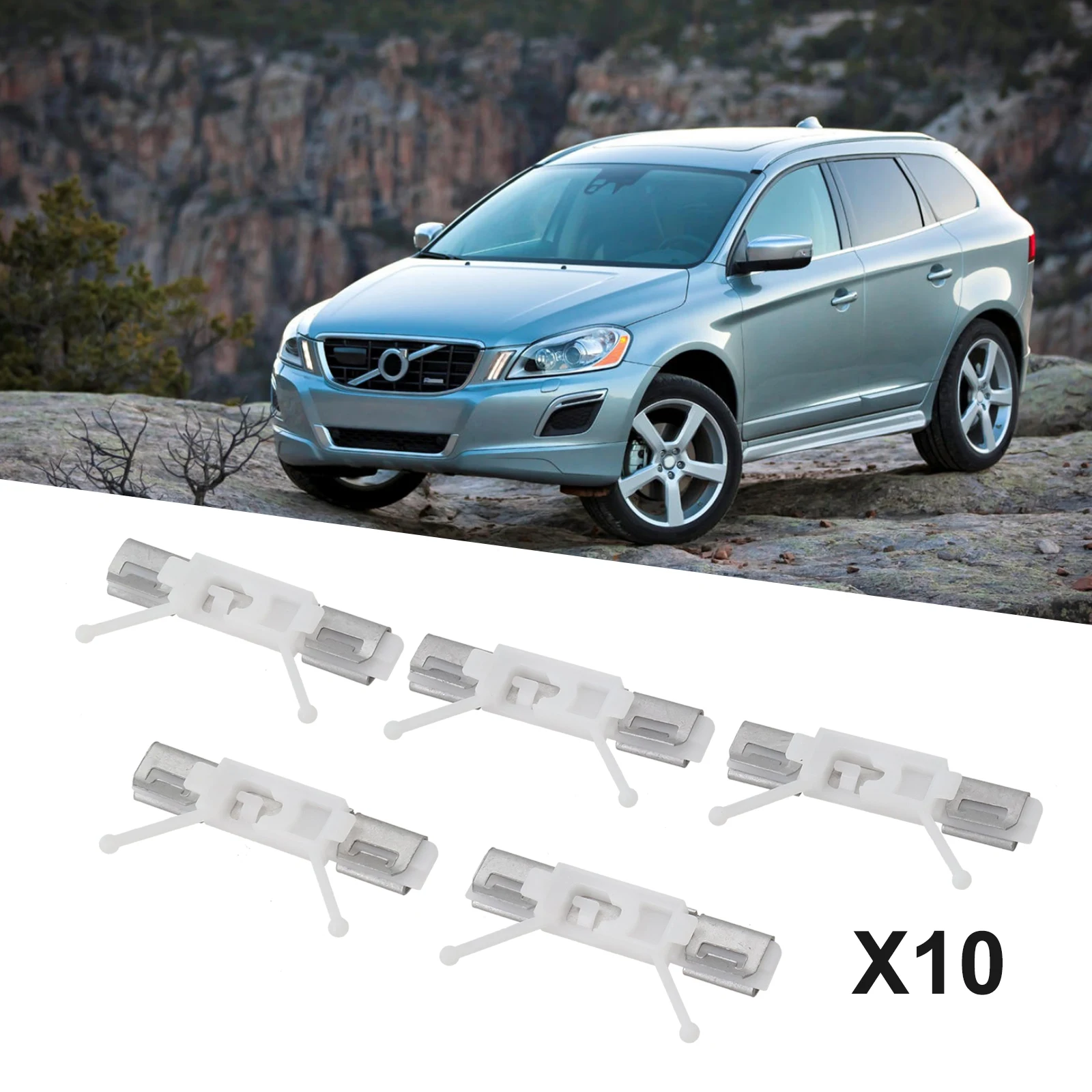 Ront Windshield Post Windshield Post Clip For Volvo XC60 Front Windshield Metal Plastic Plug-and-play White 10Pcs
Ront Windshield Post Windshield Post Clip For Volvo XC60 Front Windshield Metal Plastic Plug-and-play White 10Pcs